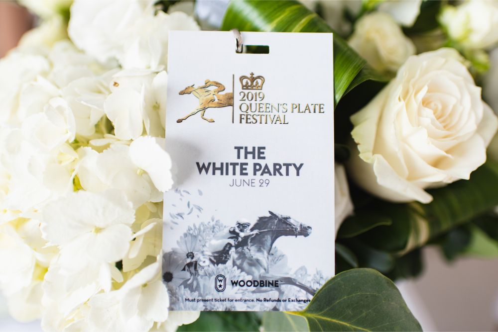 A lanyard for White Party