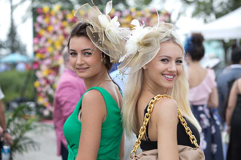 Fancy dresses at the Queen's Plate