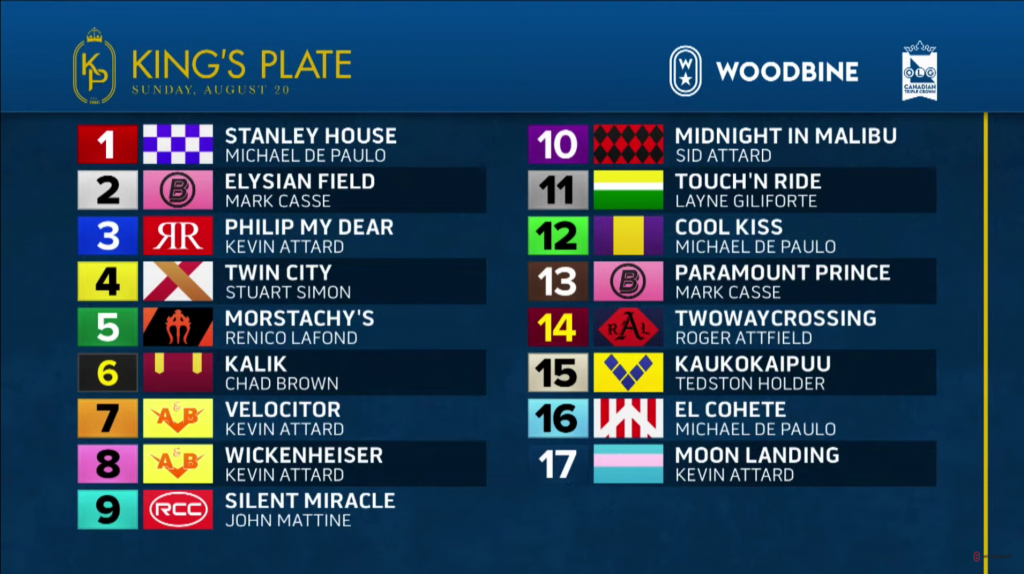 Race Information Kings Plate