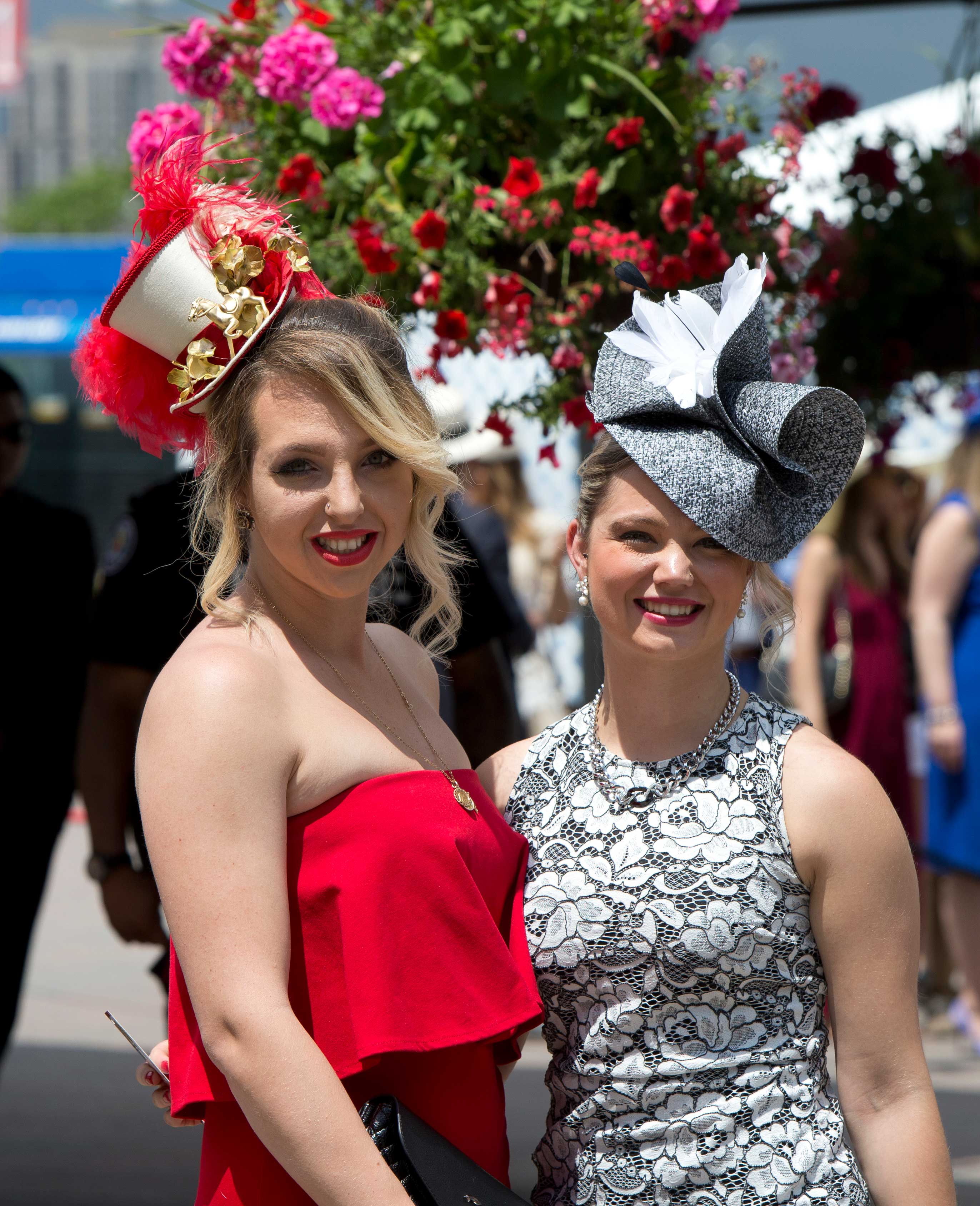 Hats at the King's Plate at Woodbine Racetrack