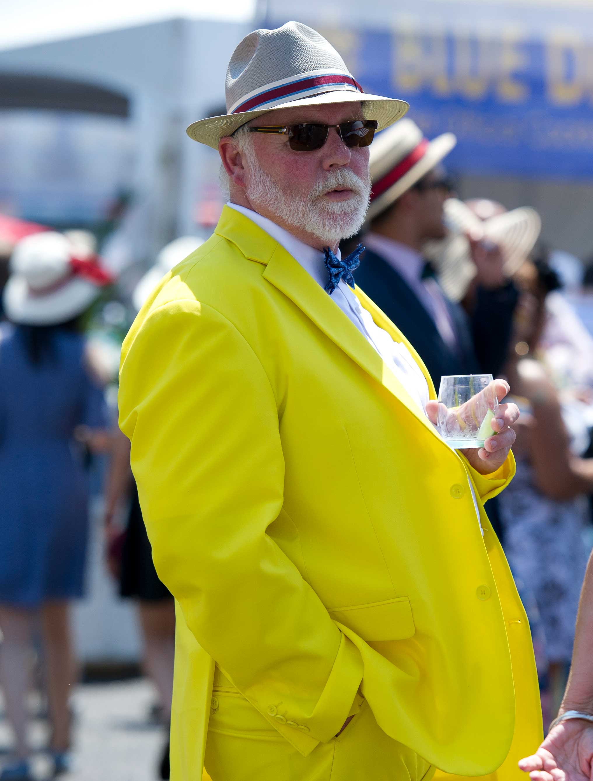 Bold colors at the King's Plate at Woodbine Racetrack