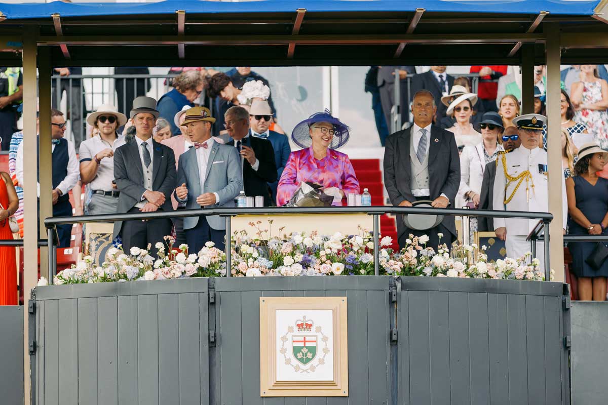 VIP section at Grandstand at Woodbine Racetrack during King's Plate