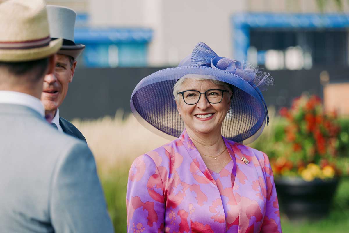 King's Plate Chief guest with Woodbine Entertainment CEO Michael Copeland