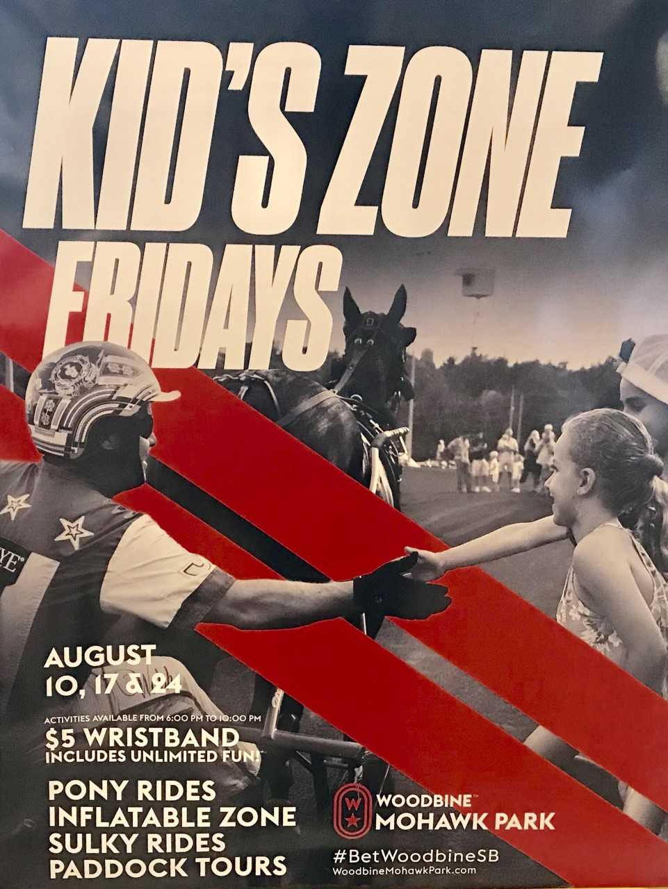 Kid's Zone Fridays Debuts This Weekend - Woodbine Mohawk Park