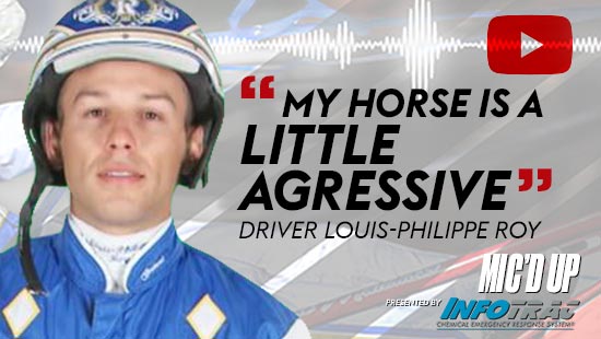 "My horse is a little agressive" by Diver Louise-Philippe Roy at Mic'd Up presented by Infotrac