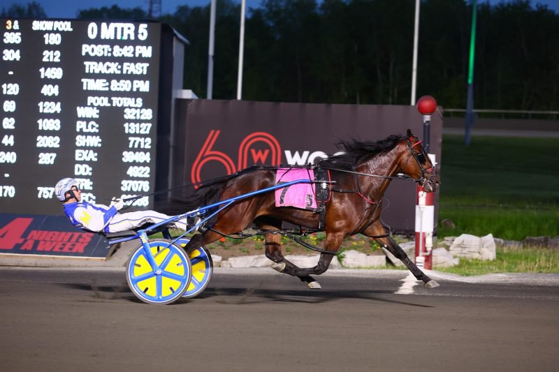 Moment Is Here winning in a national season's mark of 1:49 on May 27.
