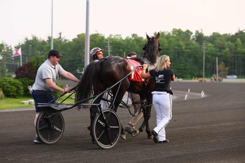 Christchurch and connections after winning the first North Amercia Cup elimination on June 10, 2023 (New Image Media)