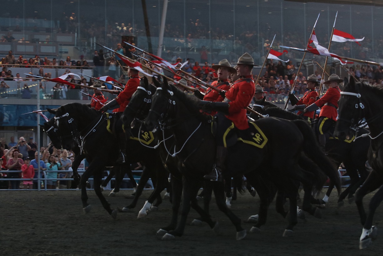 RCMP Musical Ride At Woodbine Mohawk Park