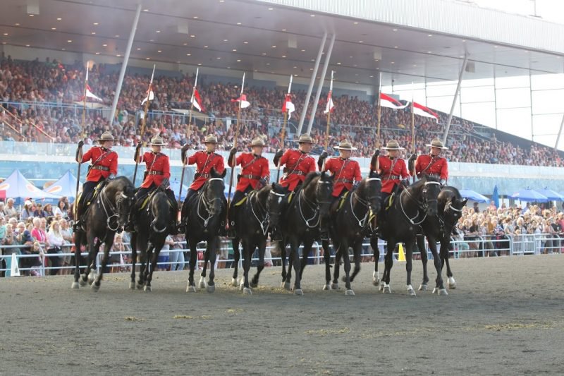 The RCMP Musical Ride performing at Woodbine Mohawk Park in 2017 (New Image Media)