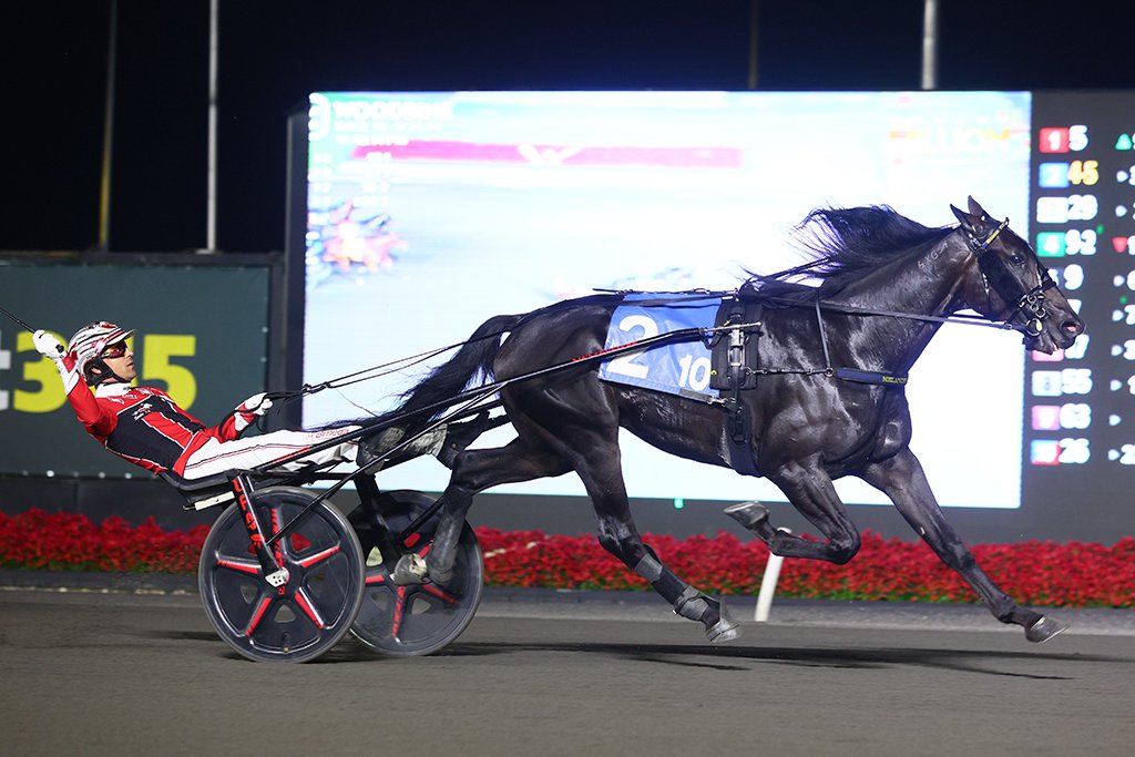 Maryland and driver Dexter Dunn winning the 2024 Mohawk Million (New Image Media)