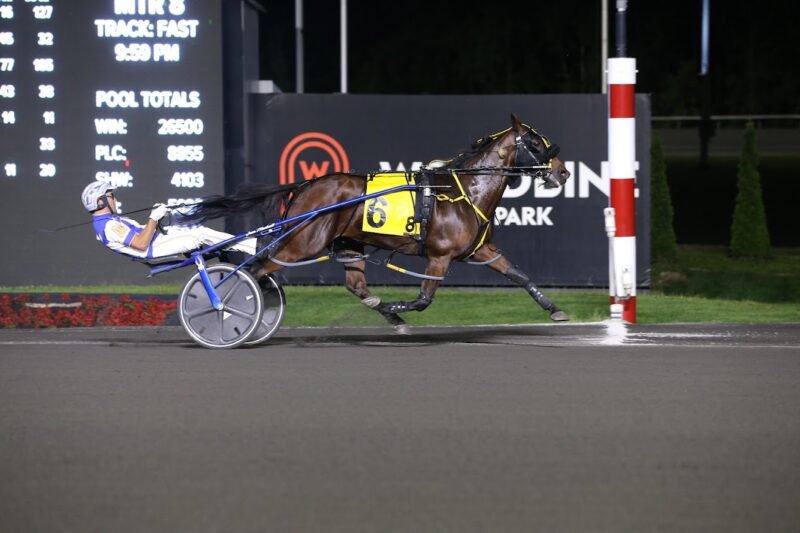 Sweet Deisel and driver James MacDonald winning Race 3 on June 17, 2024 (New Image Media)