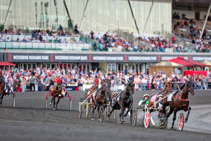 Fans packed the Woodbine Mohawk Park grandstand and apron to watch the 13-race Pepsi North America Cup card. (New Image Media)