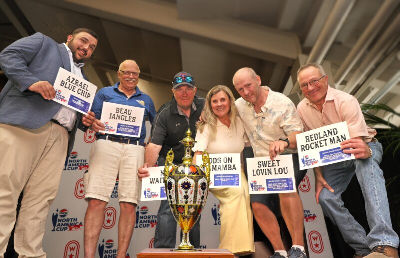 Trainers at the draw for the Pepsi North America Cup (New Image Media)