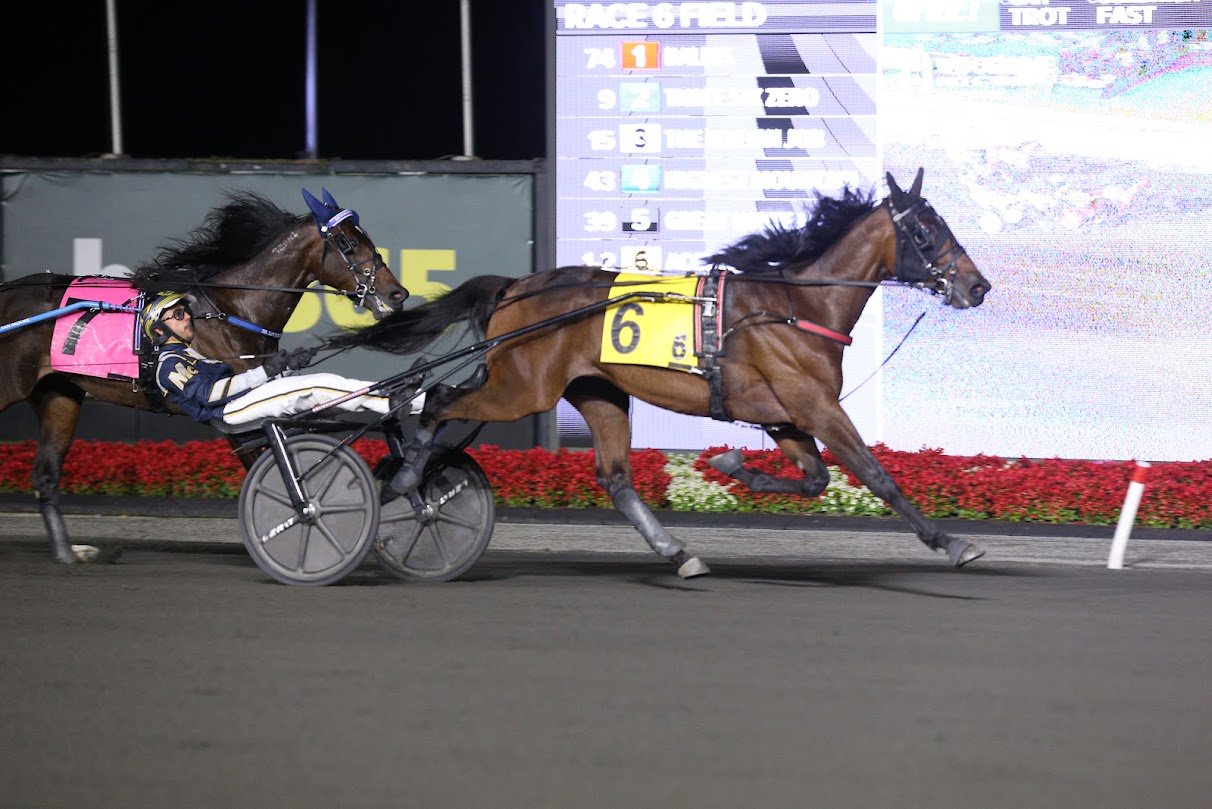 Access Now and Bob McClure winning the Grade 3 Champlain. (New Image Media)