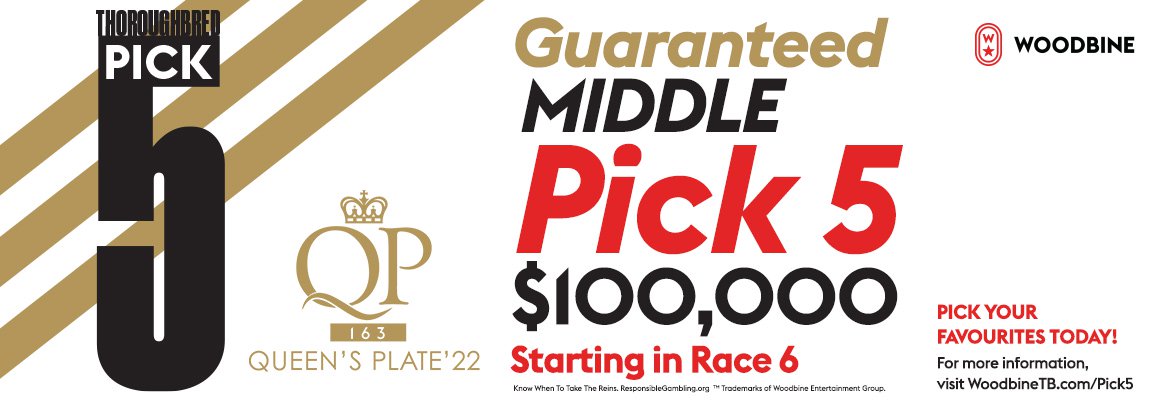Middle Pick 5 $100,000 Starting in Race 6