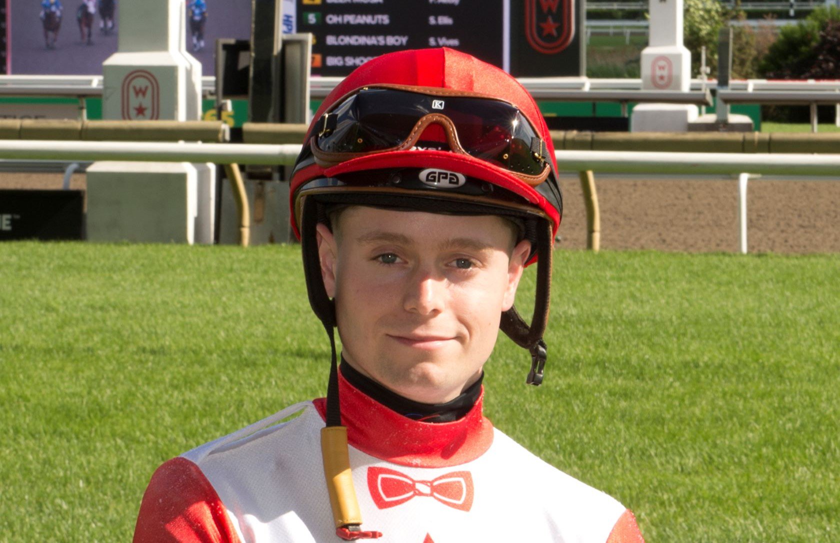 Austin Adams at Woodbine Racetrack (Michael Burns Photo)