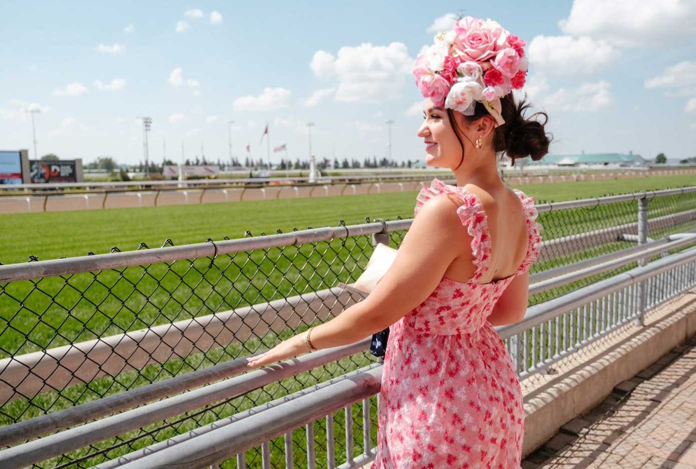 A view at the track on Derby Day Party at Woodbine Racetrack
