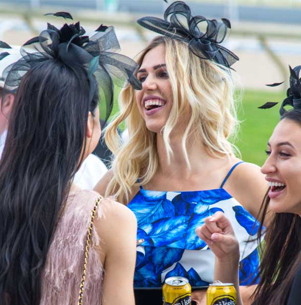 Hats at the King's Plate at Woodbine Racetrack