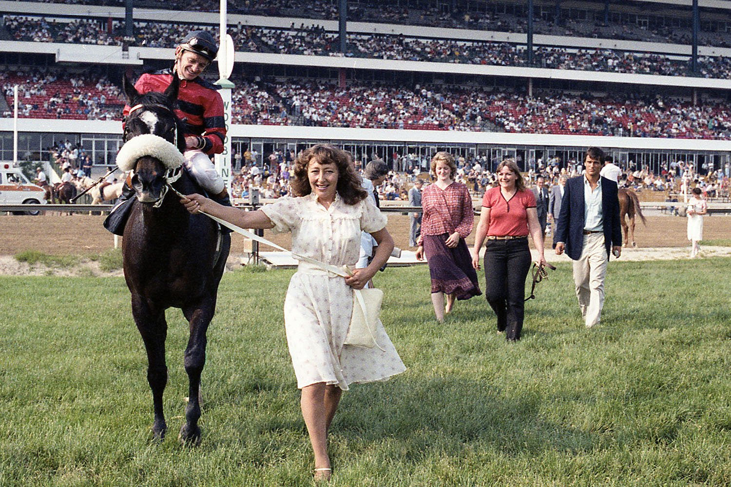 Janet Bedford with 1983 Ontario Matron Stakes winner Eternal Search. (Michael Burns Photography)