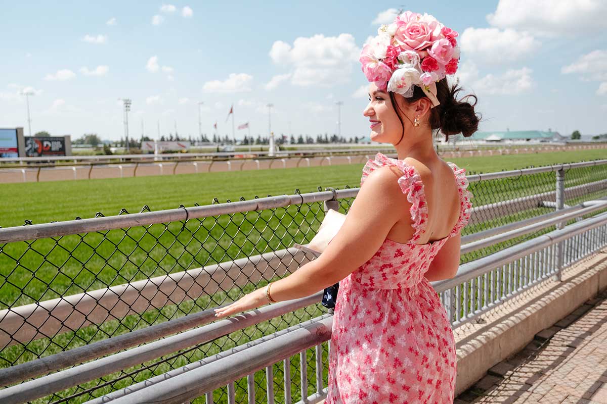 Lady At Woodbine Racetrack Turf Champions Day 112