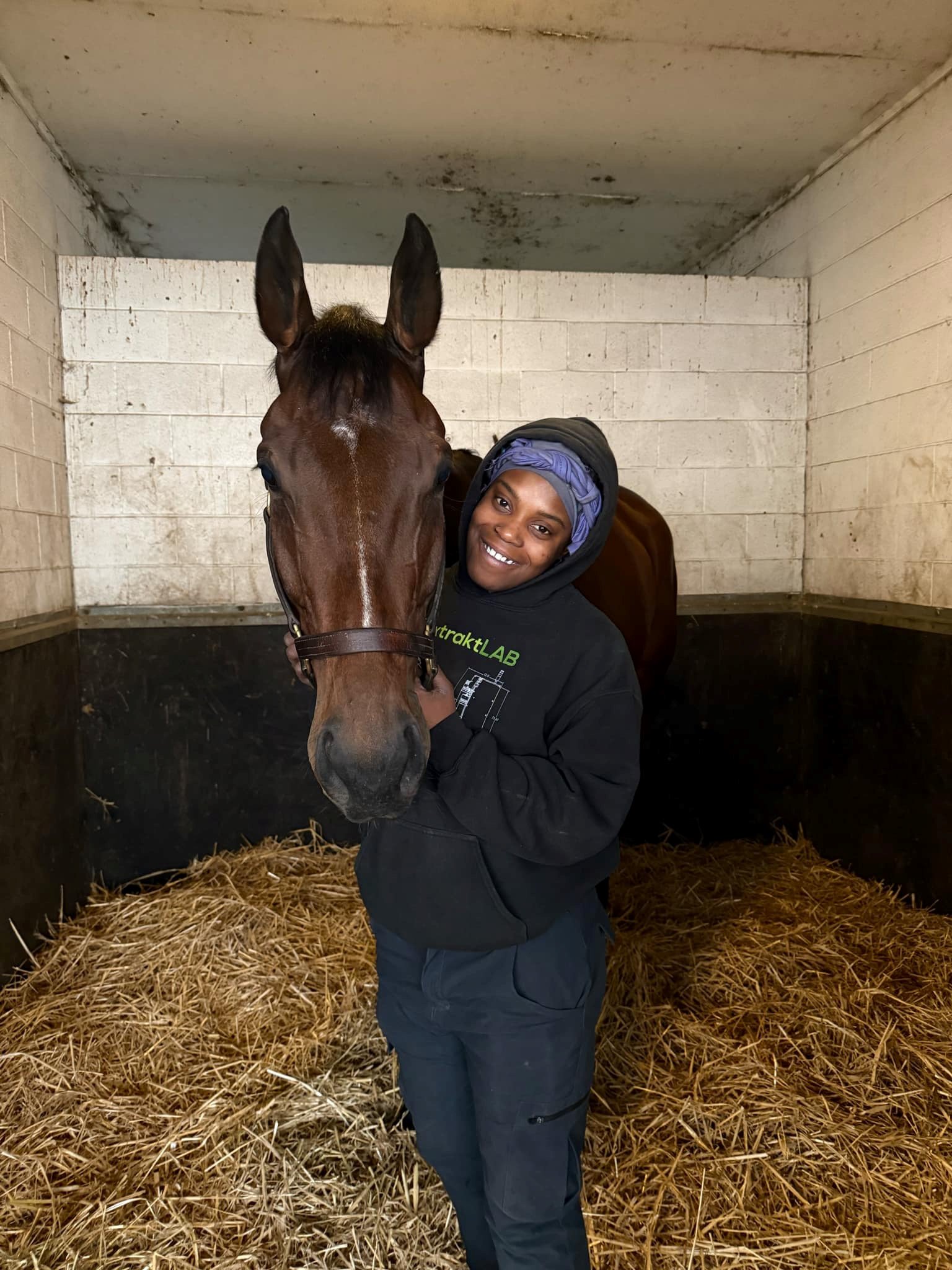 Ron's Gizmo and groom Laffy Campbell 