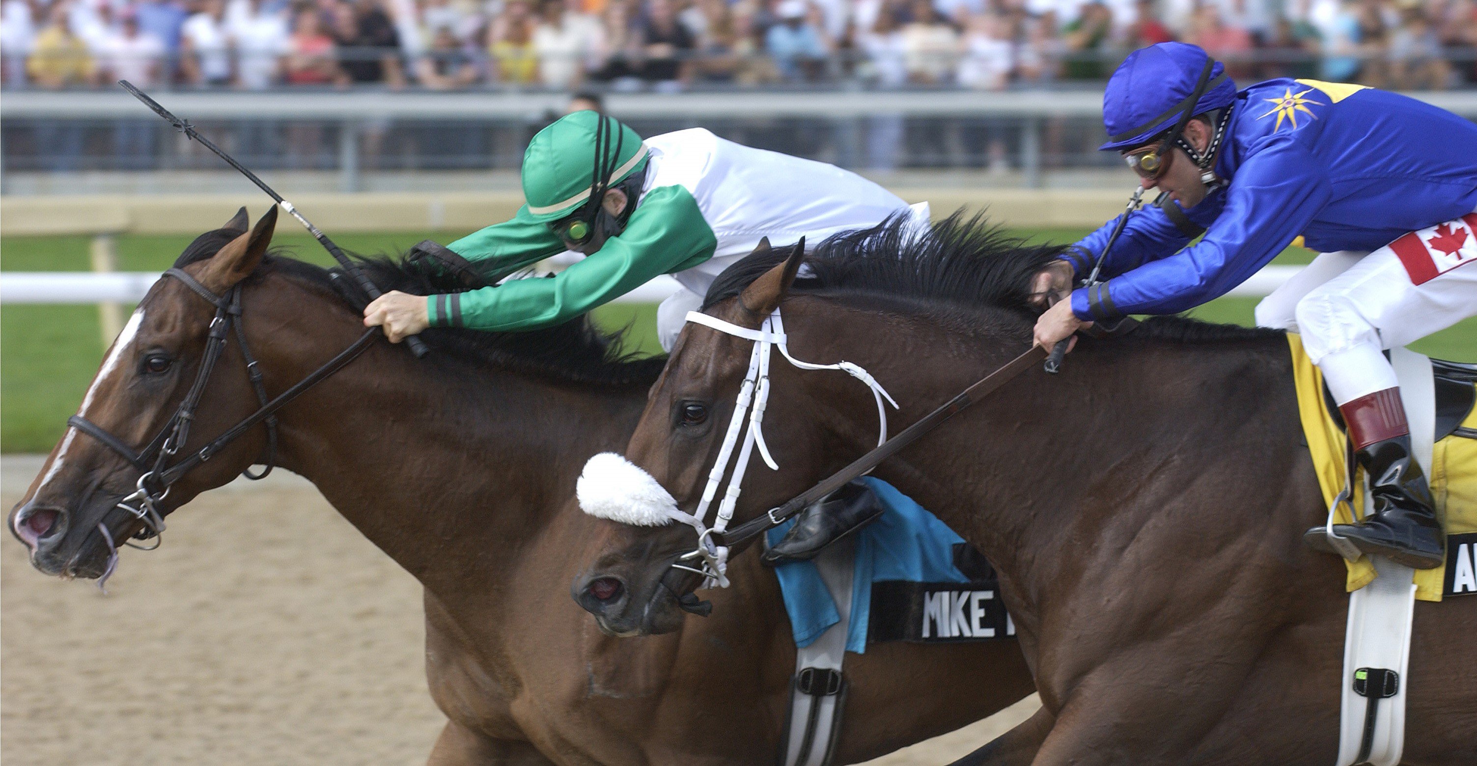 Emma-Jayne Wilson winning the 2007 Queen's Plate with Mike Fox (Michael Burns Photo)