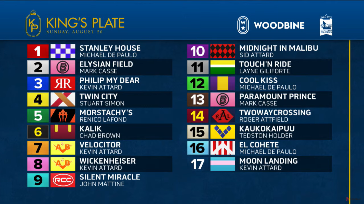 The Field at the 2023 King's Plate