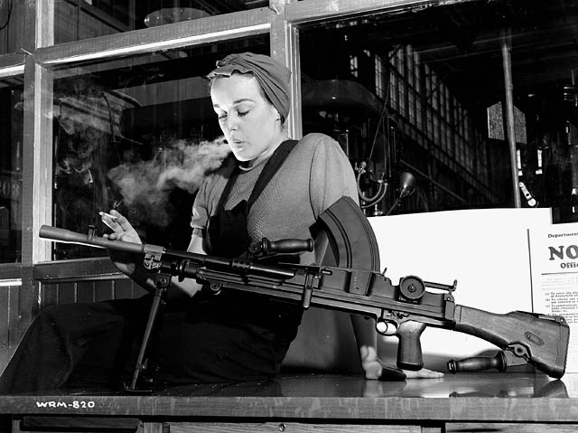 Veronica Foster, popularly known as “Ronnie, the Bren Gun Girl"