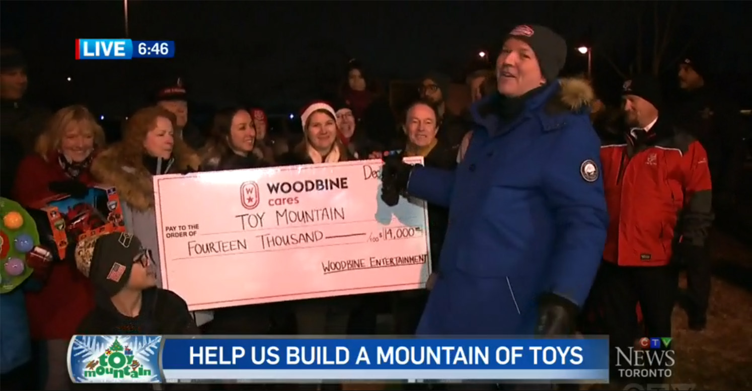 Building A Toy Mountain At Woodbine