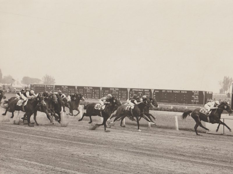 The running of the 92nd King's Plate on May 26, 1951 (Photo courtesy of Georgina MacDougall)
