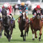 Racing action at Ricoh Woodbine Mile at Woodbine Racetrack